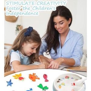 Leven Magical Water Painting Drawing Set for Kids - 3 in 1 toys crafts * T100